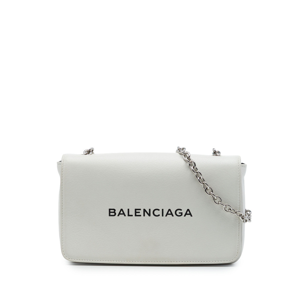 Pre-Loved Balenciaga Leather Everyday Wallet on Chain